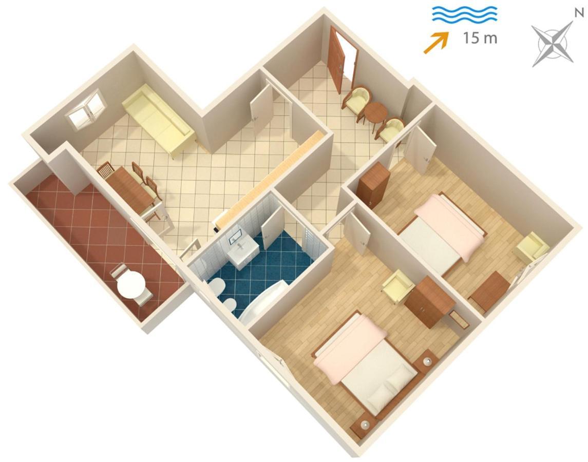 Apartments By The Sea Kali, Ugljan - 837 Luaran gambar